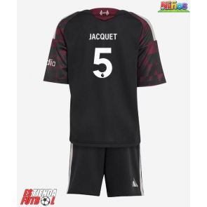 Liverpool Jeremy Jacquet #5 Tercera Equipación Niños 2026-27 Manga Corta (+ Pantalones cortos)